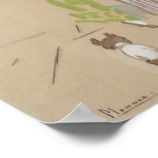 Vanity Fair Magazine Cover Vintage Poster (Ecke)