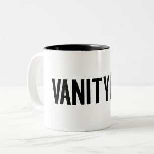Vanity Fur Black Zweifarbige Tasse