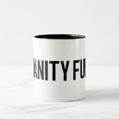 Vanity Fur Black Zweifarbige Tasse (Mittel)