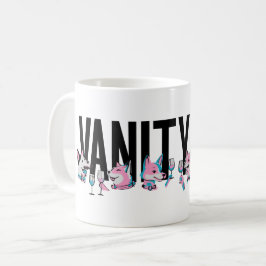 Vanity Fur Magazine Party Limited Edition BLUE Kaffeetasse