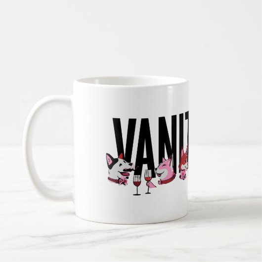 Vanity Fur Magazine Party RED Kaffeetasse (Links)