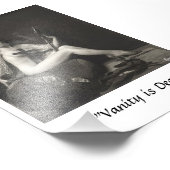 Vanity is Dead Fotodruck (Ecke)