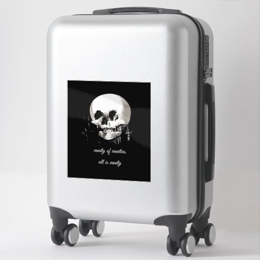 Vanity of Vanities All Is Vanity Ecclesiastes Aufkleber (Koffer)