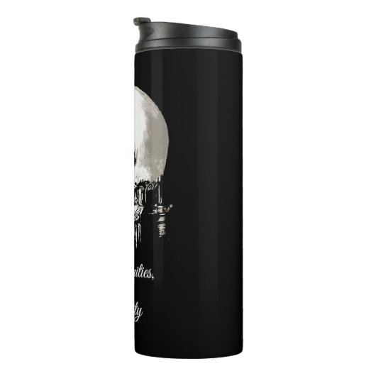 Vanity of Vanities All Is Vanity Ecclesiastes Thermosbecher (Nach rechts gedreht)