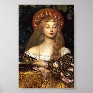 Vanity Pre-Raphaelite Frauenposter Poster