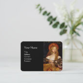 VANITY SCHAUTY-FASHION COSTUME DESIGNER ,Black Visitenkarte (Stehend Vorderseite)