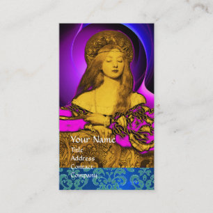 VANITY SCHAUTY-FASHION COSTUME DESIGNER Blue Damas Visitenkarte