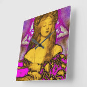 VANITY SCHAUTY FASHION COSTUME DESIGNER QUADRATISCHE WANDUHR (Winkel)