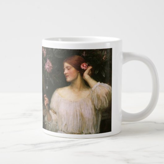 Vanity von John William Waterhouse Jumbo-Tasse (Rechts)