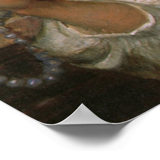 Vanity von John William Waterhouse Poster (Ecke)