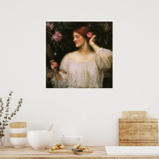 Vanity von John William Waterhouse Poster (Küche)