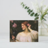 Vanity von John William Waterhouse Postkarte (Stehend Vorderseite)
