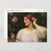 Vanity von John William Waterhouse Postkarte (Vorne/Hinten)