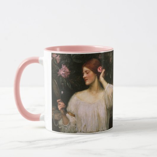 Vanity von John William Waterhouse Tasse (Links)