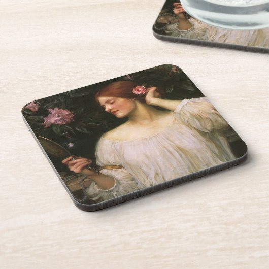 Vanity von John William Waterhouse Untersetzer (Linke Seite)