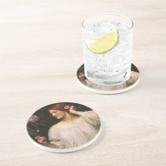 Vanity von John William Waterhouse Untersetzer (Seite)