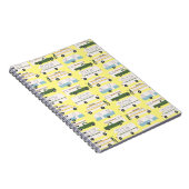 Vanlife Camping Camper RV Trailer Muster Notizblock (Rechte Seite)