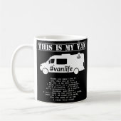 Vanlife Creed - Sprinter G2 Kaffeetasse (Links)