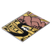 Vanlife Desert Road Trip Camping Notizblock (Linke Seite)