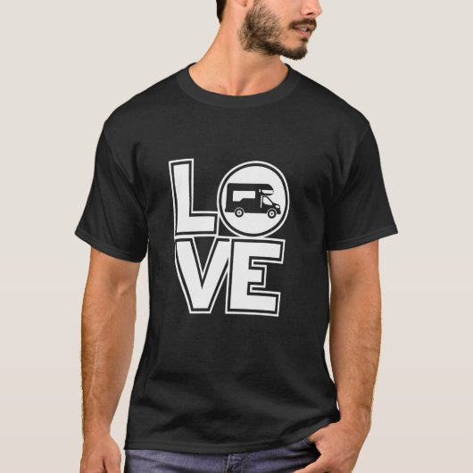 Vanlife Nomads LIEBE Funny Van Life T-Shirt (Vorderseite)
