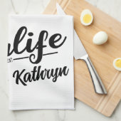 "VanLife"-Personalisiert Geschirrtuch (Viertel Falte)