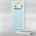 Vanlife RV Custom Lebensmittelgeschäft To-DO Liste Magnetischer Notizblock<br><div class="desc">Machen Sie Ihre Shopping-Listen stilvoll mit diesem maßgeschneiderten Einkaufs- oder Listen-Notizblock. Ändern Sie den Text nach Ihren Bedürfnissen in Anzug. Behalte oder löscht auch die Zeilen. Karo meinen Shop für mehr!</div>