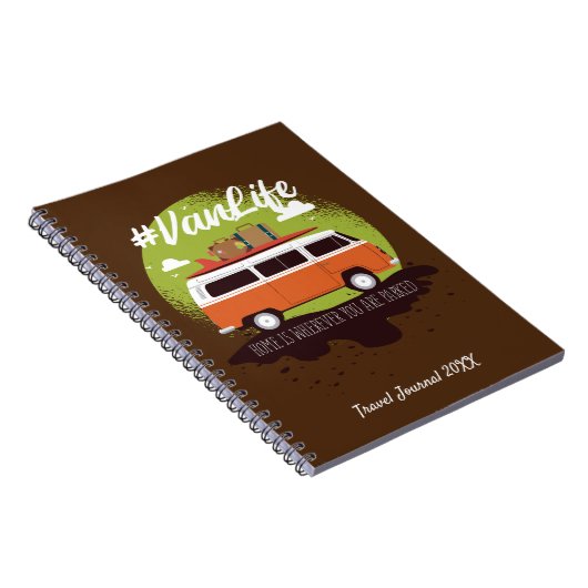 Vanlife Travel Journal Notizblock (Rechte Seite)
