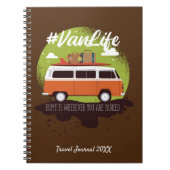 Vanlife Travel Journal Notizblock (Vorderseite)
