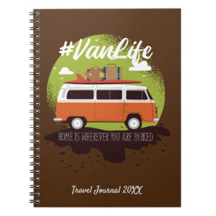 Vanlife Travel Journal Notizblock
