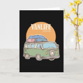 Vanlife Travel Karte (Gelbe Blume)
