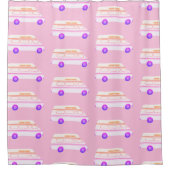 VANLIFE Vintag RV Motorhome Camper Duschvorhang (Vorderseite)