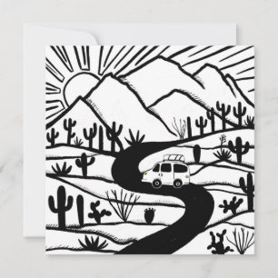 Vanlife Wüste Berg Entdecken Sie das Abenteuer