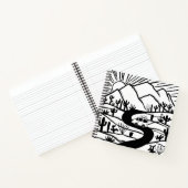 VANLIFE-Wüstengebirge Notizblock (Innenseite)