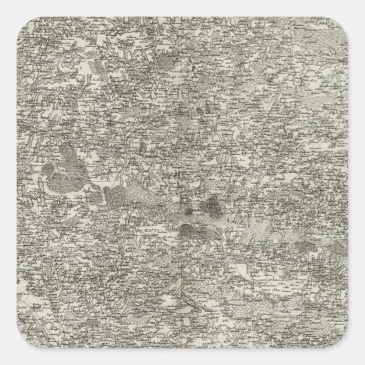 Vannes Quadratischer Aufkleber (Vorderseite)