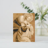 Vanni Annunciation Angel CC0590 Weihnachtskarte Feiertagspostkarte (Stehend Vorderseite)