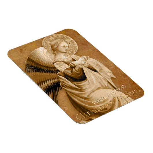 Vanni Annunciation Angel CC0591 Weihnachtsmagnet Magnet (Rechte Seite)