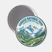 Vanoise-Nationalpark Frankreich Magnet (Vorderseite/Rückseite)