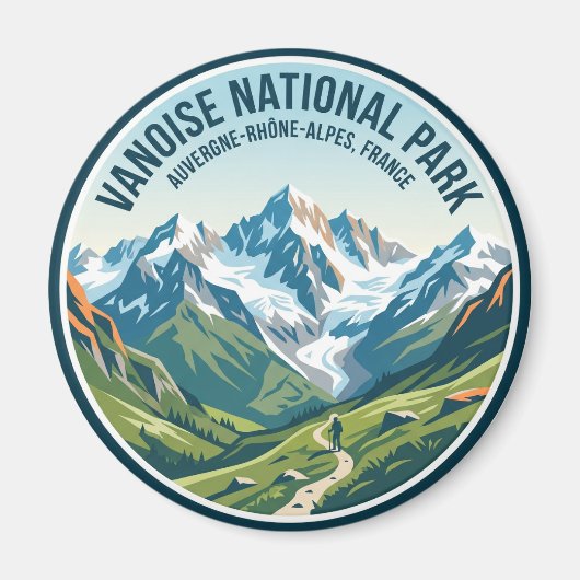 Vanoise-Nationalpark Frankreich Magnet (Vorne)