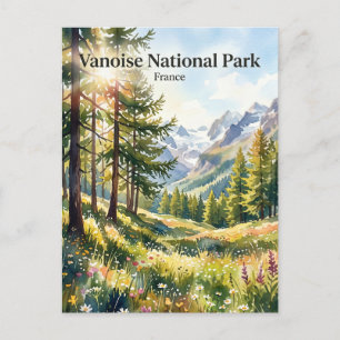 Vanoise Nationalpark Frankreich Postkarte