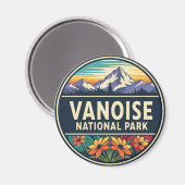 Vanoise Nationalpark Frankreich Reise Magnet (Vorderseite/Rückseite)