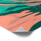 Vanoise Nationalpark Frankreich Vintag Poster (Ecke)