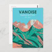 Vanoise Nationalpark Frankreich Vintag Postkarte (Vorne/Hinten)