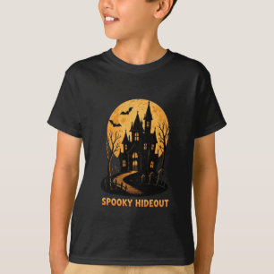 VANOSTÈ Spooky Hideout Grusel-Haus Grafik T-Shirt