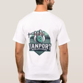 VanPort Bowling News T - Shirt Northwest Design (Rückseite)