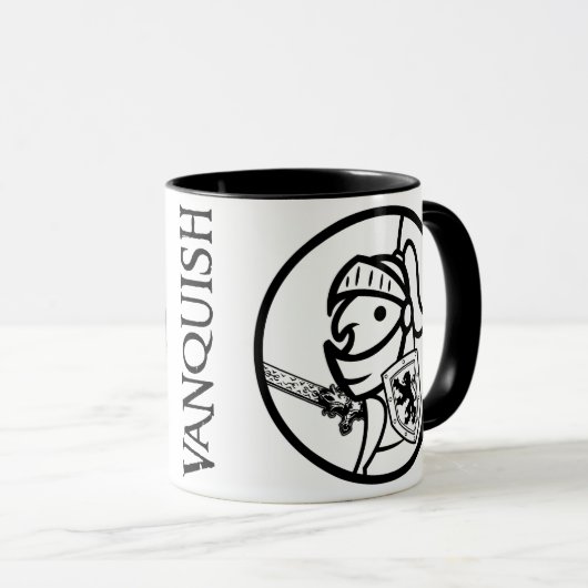 Vanquish FNF "Gib dir ein..." 11oz Kaffee-Tasse Tasse (VorderseiteRechts)