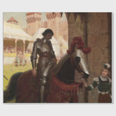 "Vanquished" von Edmund Blair Leighton Geschenkpapier (Flach)