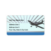 Vans RV-10 Adressaufkleber (Vorne)