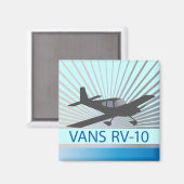 Vans RV-10 Magnet (Vorderseite/Rückseite)