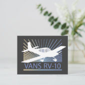 Vans RV-10 Postkarte (Stehend Vorderseite)