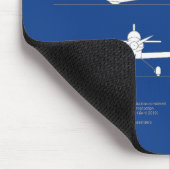 Van's RV-3 - Flugzeugkonzepte ABD Mousepad (Ecke)